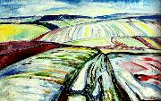 aker i sno Edvard Munch